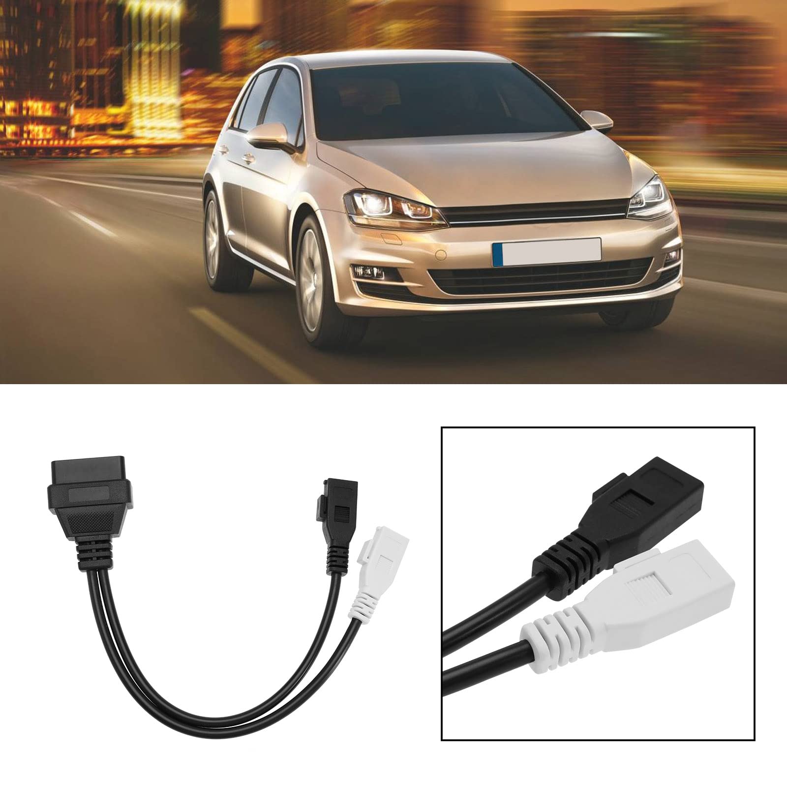 Connecteurs Faisceau Câble Auto 2 Broches étanches - Lot De 2 Mâles + 2 Femelles Pour BMW Et Autres (réf. 61132360043)