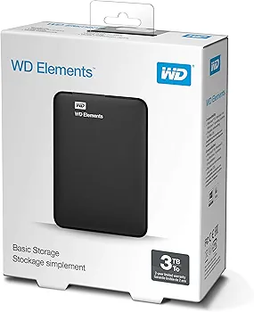 Amazon.com: WD 3TB Elements Portable External Hard Drive - USB 3.0