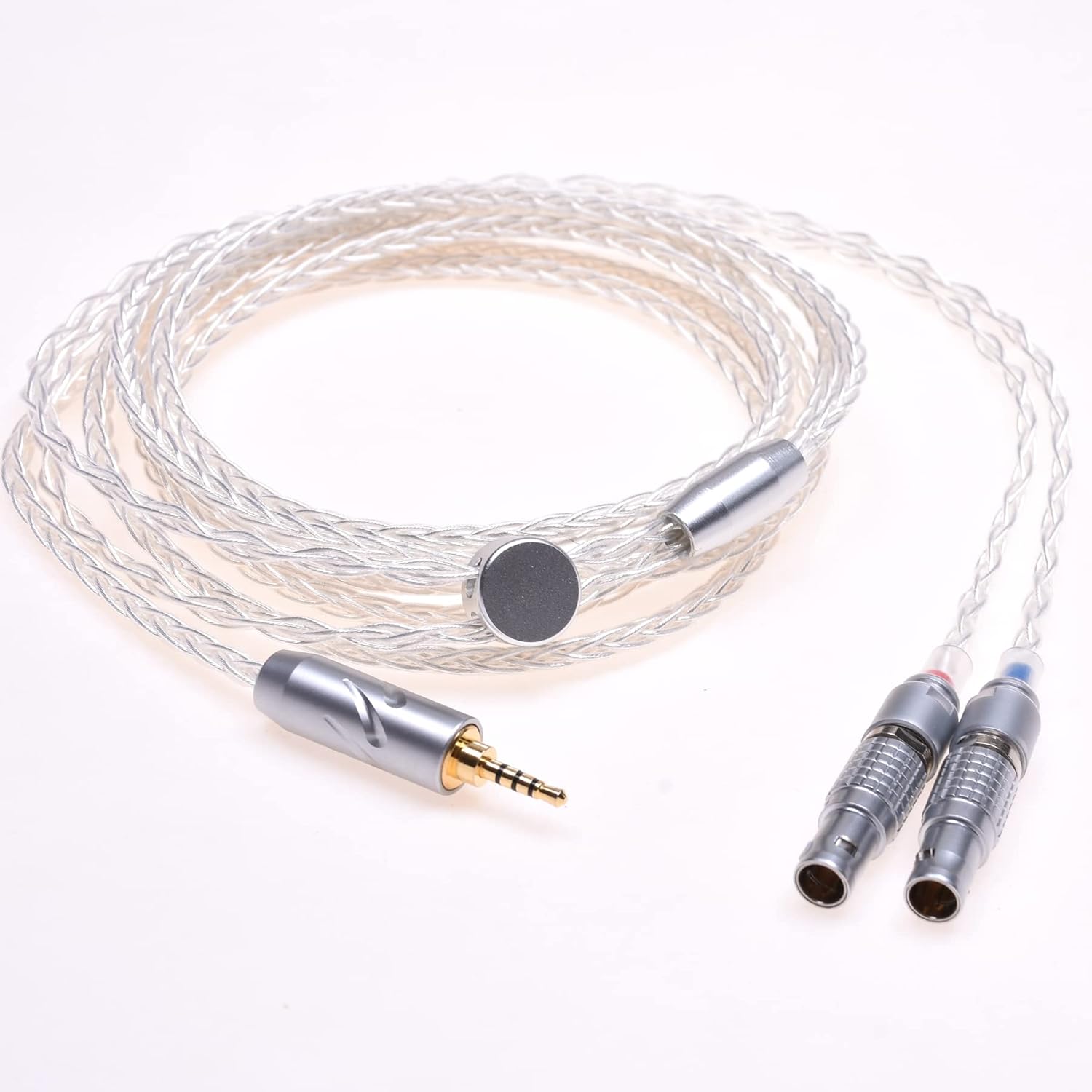 Silver Plated Headphone Upgrade Cable for Focal Utopia Ultra (4FT, 4.4mm Balanced Plug)