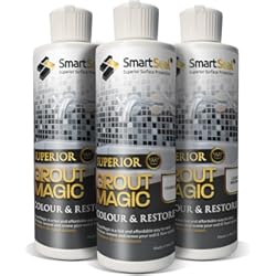 Revestimientos Baños Sin Juntas smartseal lechada Magic – Luz Gris – 237 ml. Un sorprendente restaurador de lechada que hace Old lechada como nueva. permanentemente sellado de la lechada para ayudar a proteger contra hongos