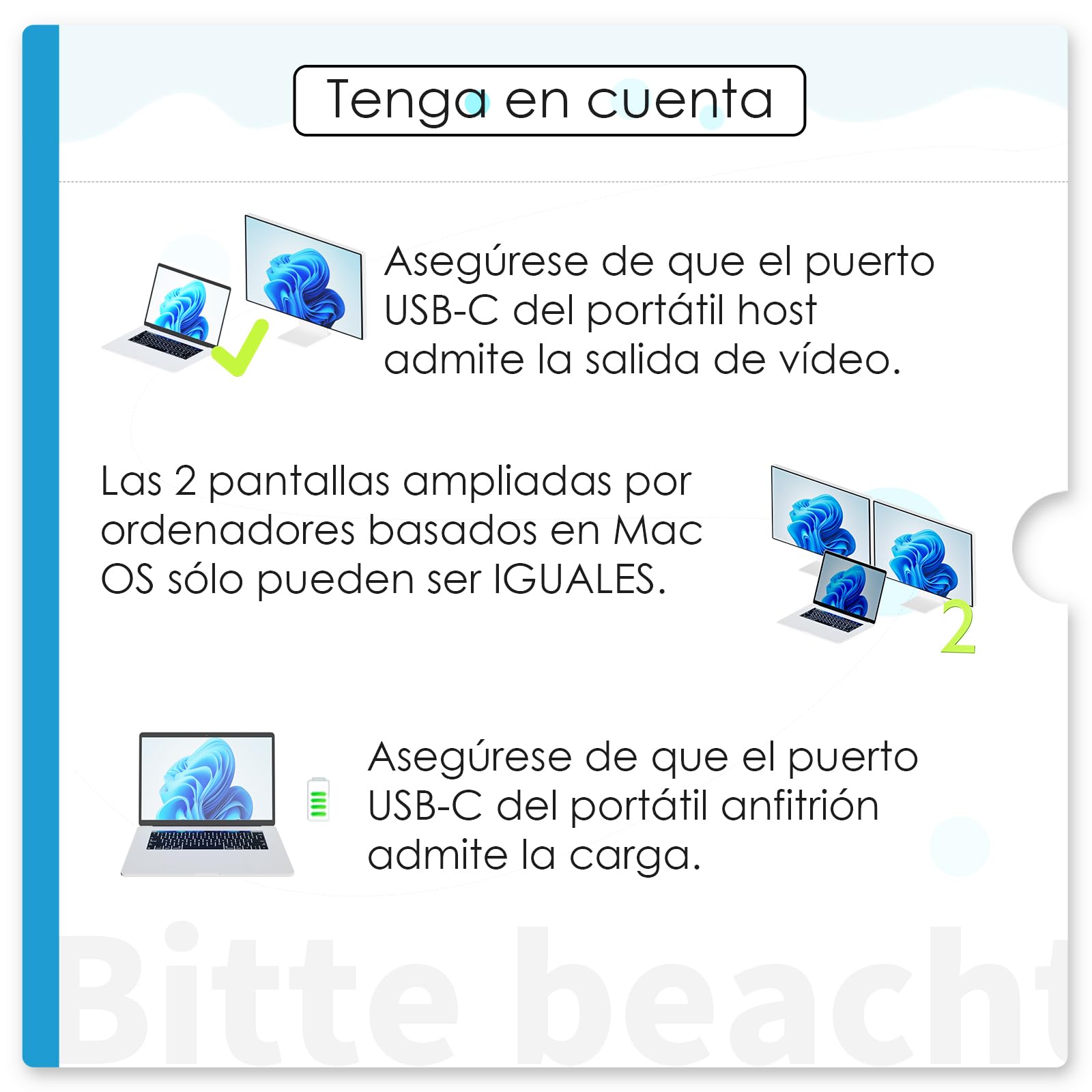 WAVLINK Estación de Acoplamiento para Laptop, concentrador USB C de 10 G con HDMI Dual, 100 W, USB-A/C 3.2 de 10 Gbps/5Gbps/Versión de actualización 2.0, Gigabit Ethernet para DELL/HP/Lenovo, etc., | Una sola salida 4K@60Hz, entrada de 100 W, 3 puertos US