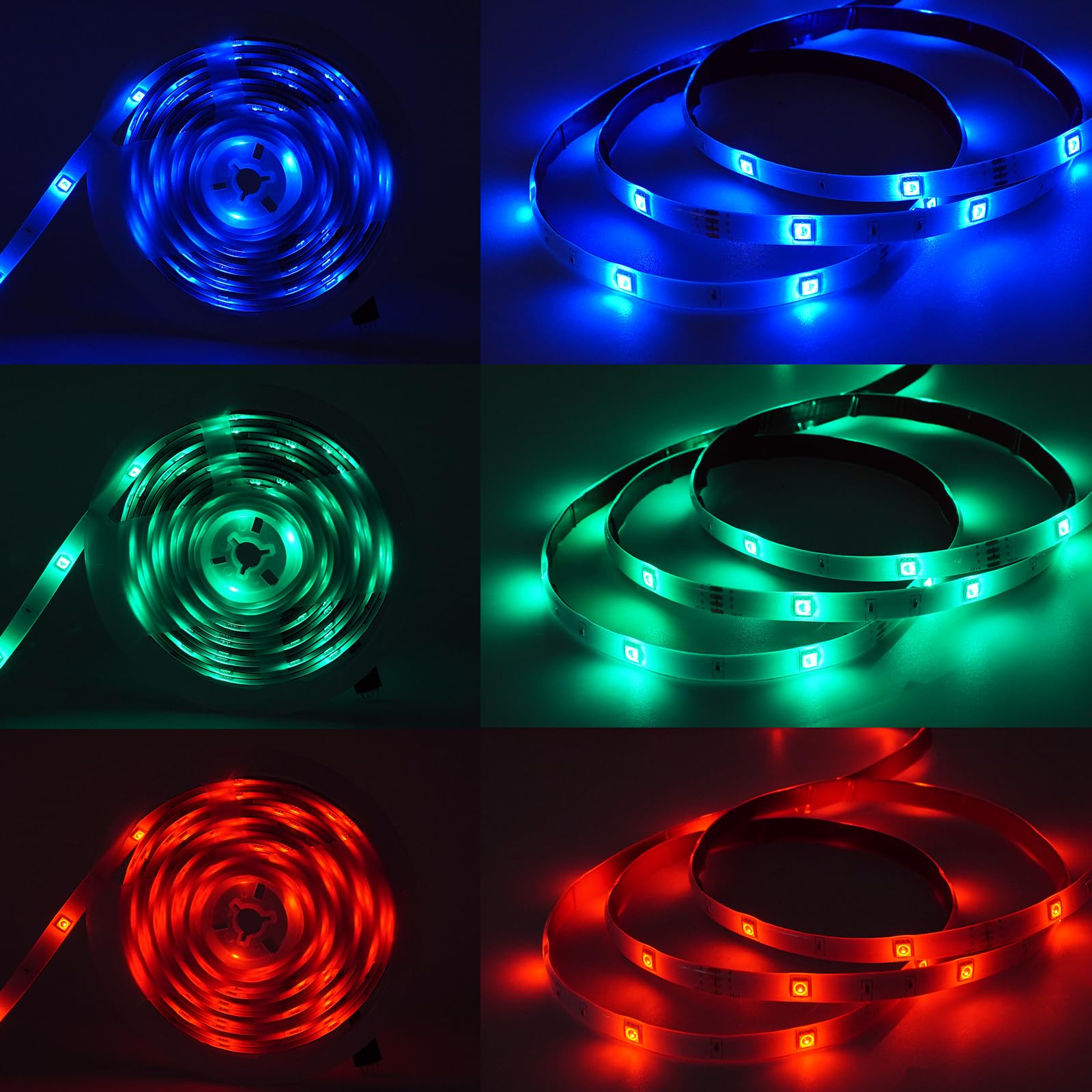 Tira LED 20 Metros, Impermeable IP65 RGB Tira de Luz 16 Millones de Colores, Sincronización de Música, Control con App y Mando a Distancia, Luces de Tiras para Bares, Fiestas, Navidad