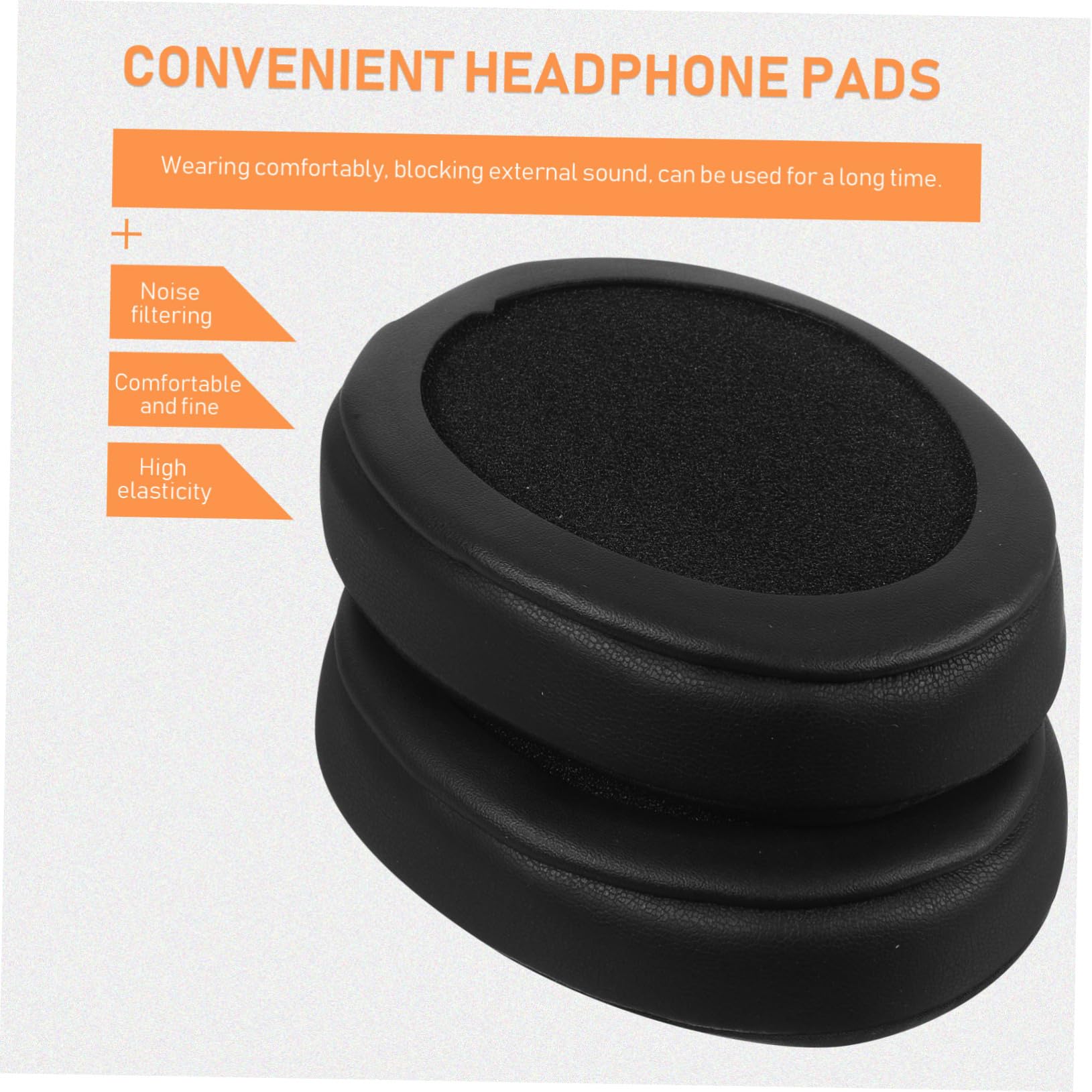 Mikikit 6piezas Almohadillas De Repuesto para Auriculares Compatible Almohadillas Suaves y Resistentes Mejora De Sonido y Reducción De Ruido para Llamadas