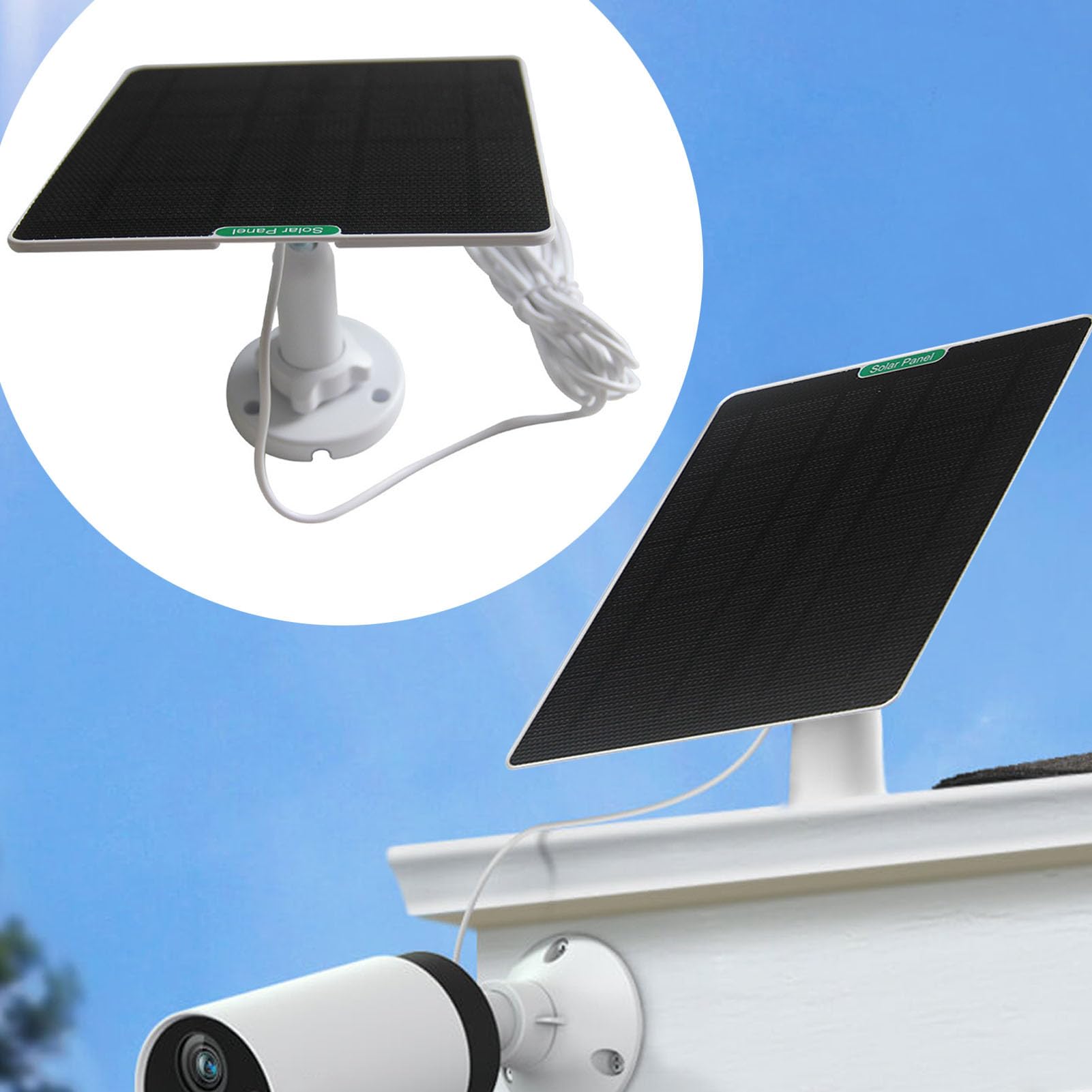 Panel Słoneczny Przenośny 50w Ładowarka Solarna Do Kamer Monitoringu