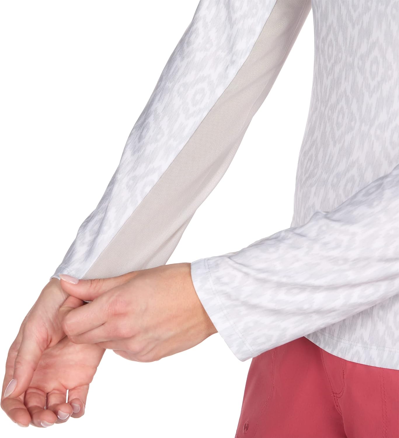 The American Outdoorsman Long Sleeve Lightweight Quarter-Zip Sun Pullover for Women with UPF 40 Protection