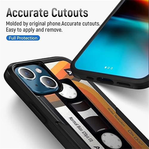 Miniatura 4 de CasesOnDeck Grip - Funda compatible con Apple iPhone 14 (6.1 pulgadas)  iPhone 14 Dual Tactical, funda delgada y resistente, color negro mate