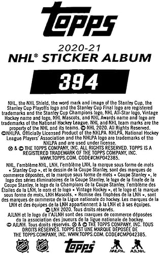 Miniatura 2 de 2020-21 Topps NHL Stickers #394 S.J. Sharkie San Jose Sharks FOIL Hockey Sticker - GotBaseballCards