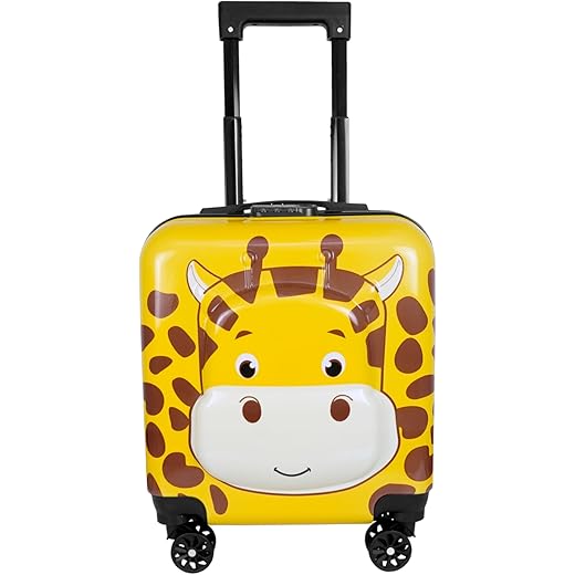 Storite Kids Trolley Bag Giraffe Print 44 cm