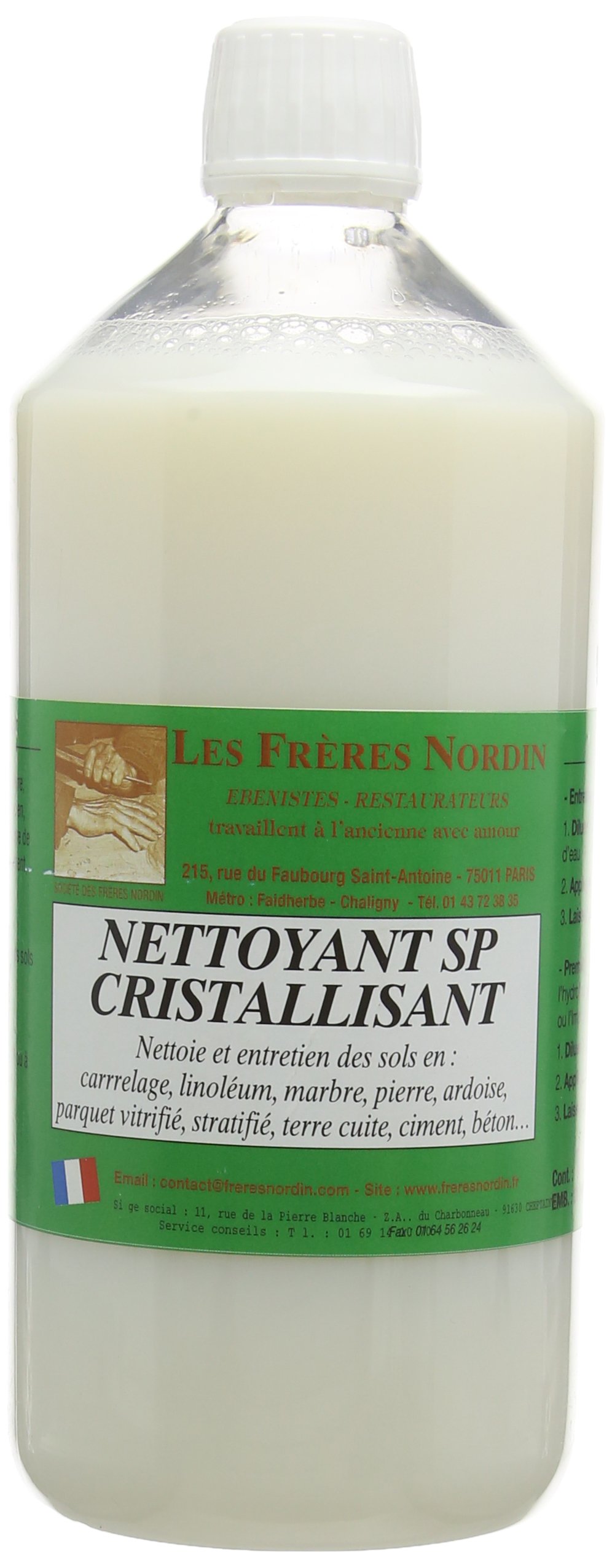 Les Frères Nordin 954500 Nettoyant SP Cristallisant 1l