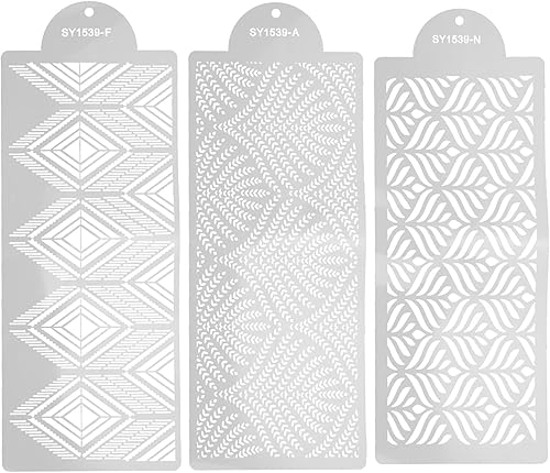 DOITOOL Herramientas de pastelería, 3 plantillas de pastel de Navidad, plantillas de pastel, herramientas de plantillas de malla para hornear disponible en Yaxa Colombia