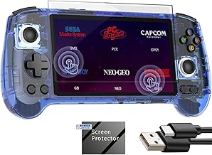 RG556 Retro Handheld Game Android 13,rg 556 Handheld Game with 5.48 inch Touch OLED Screen ,RG556 Supports DP and WiFi Bluetooth has Hall Rocker Battery 5500mAh