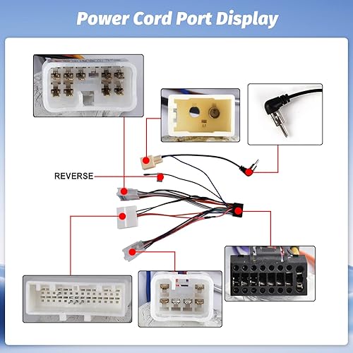 Miniatura 7 de Roinvou Estéreo Android CarPlay 2+64G para Toyota Camry 2012-2014, CarPlay inalámbrico integrado con Android Auto, pantalla táctil de 10.1 pulgadas