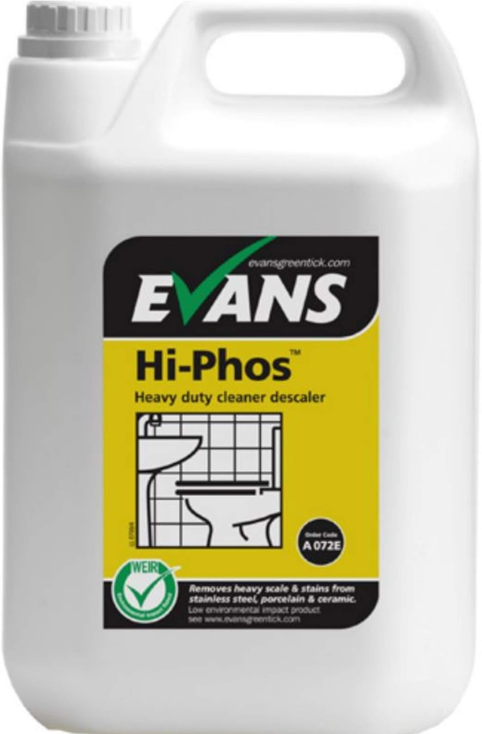 EVANS HIPHOS High Active Concentrated Phosphoric Acid Toilet Cleaner