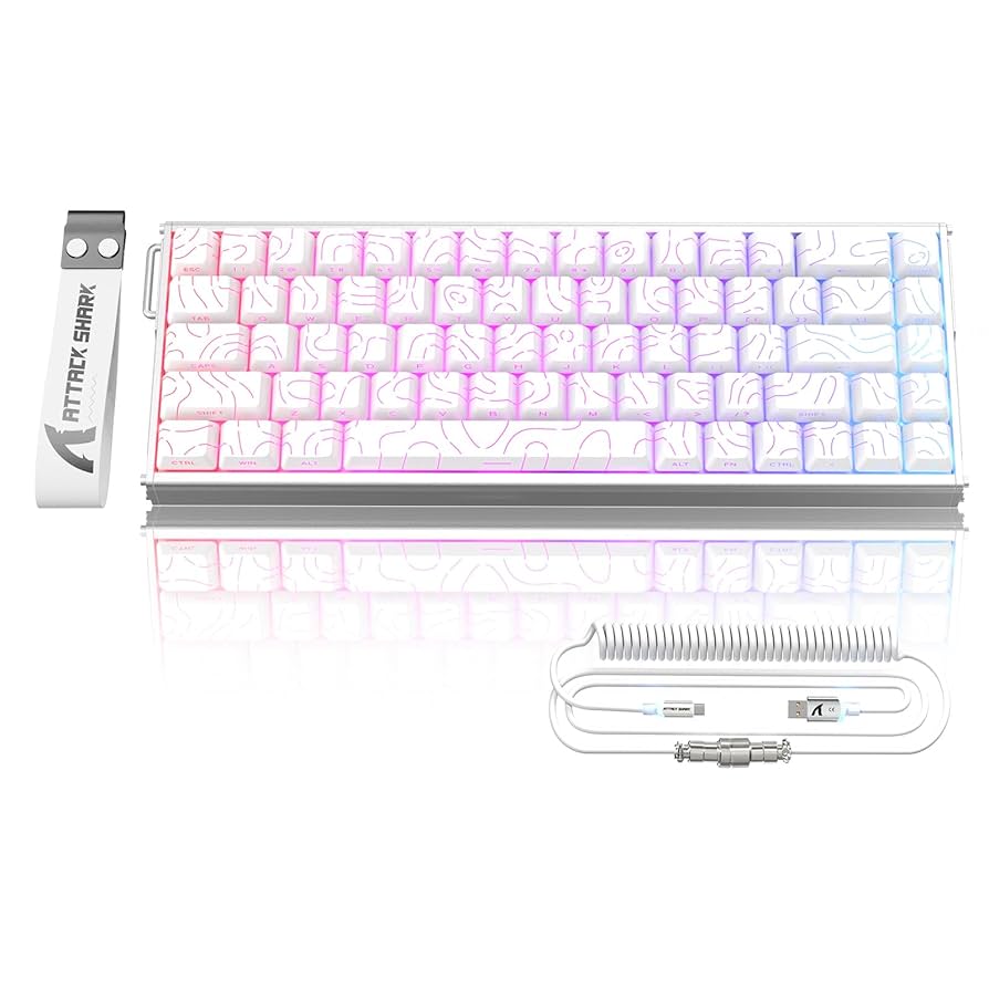 Amazon | ATTACK SHARK X68MAXHEゲーミングキーボード ラピッド