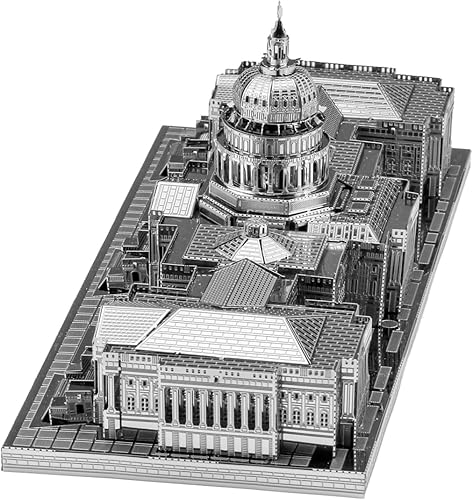 Miniatura 4 de Metal Earth Fascinations Premium Series US Capitol 3D Kit de modelo de metal con pinzas