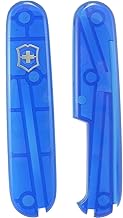 Victorinox Genuine PLUS plastic covers - 91mm scales with extra pen slot (Transculent Blue)
