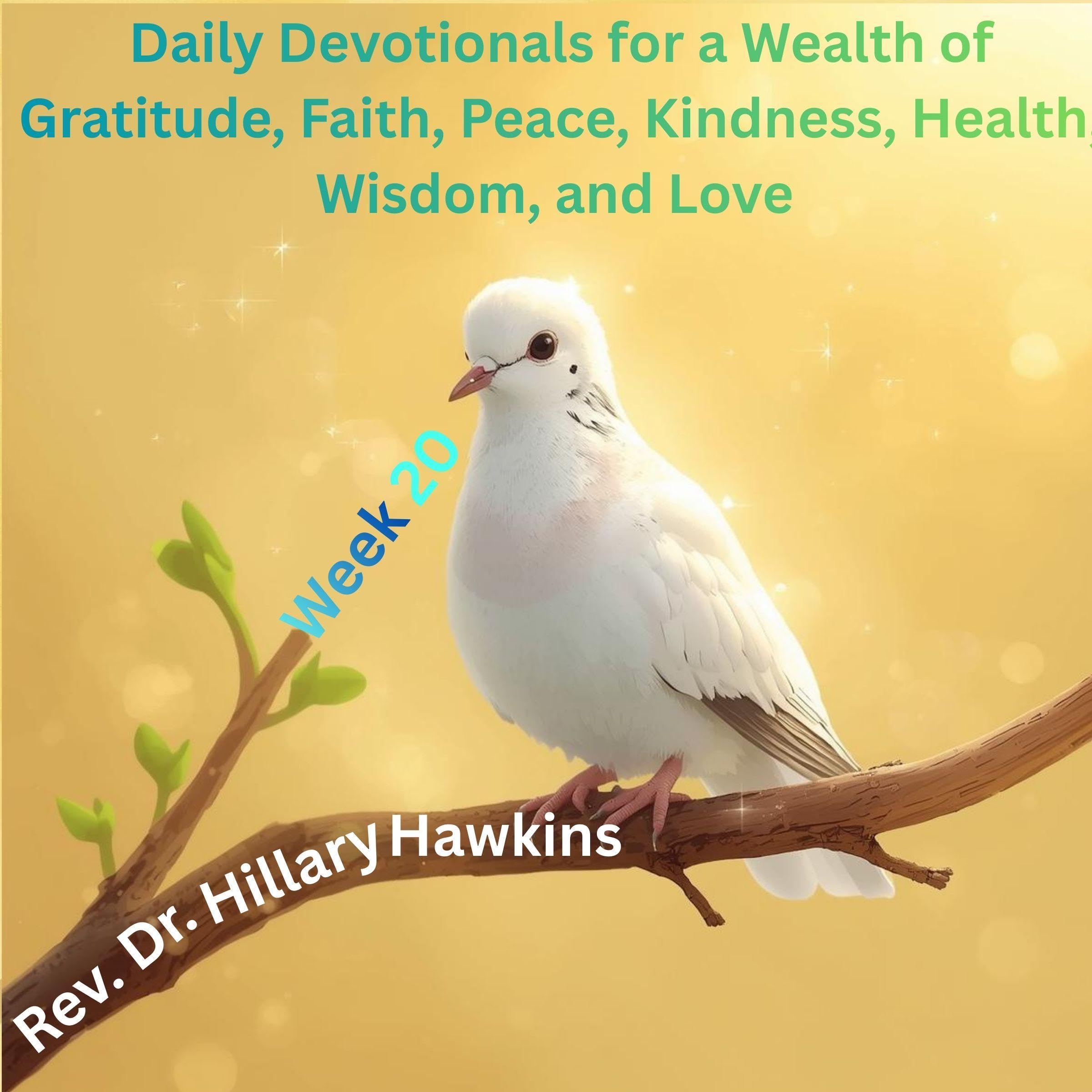 Cover art for Daily Devotionals for a Wealth of Gratitude, Faith, Peace, Kindness, Health, Wisdom, and Love, Week 20