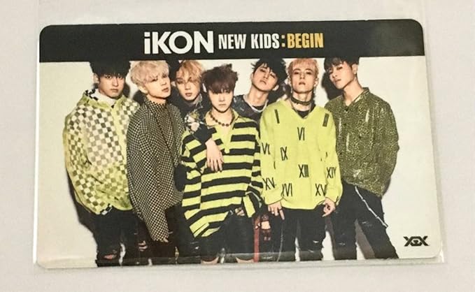 Amazon 非売品ikon アイコン New Kids Begin Icステッカー トレカ Bi ハンビン バビ ジナン ドンヒョク ジュネ ユニョン チャヌ アイドル 芸能人グッズ 通販