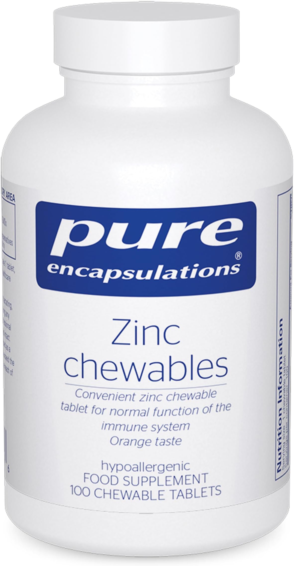 Zinc Chewables - 100 Chewable Tablets