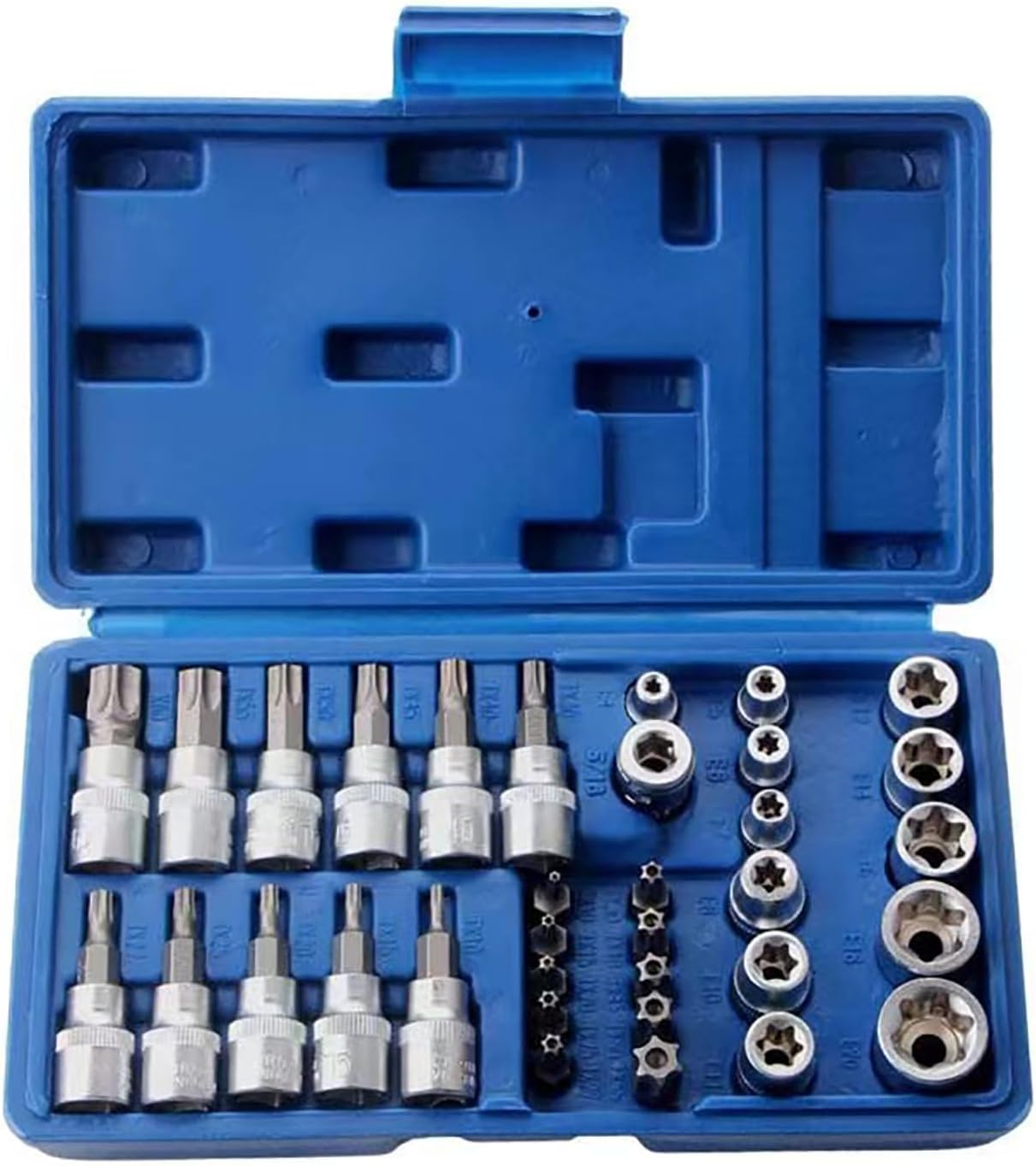 Electronic Drill Driver Handheld Tool Star Socket and Bit Set Assortment for Efficient Torques Transfer in Repair Rustresistant Tool