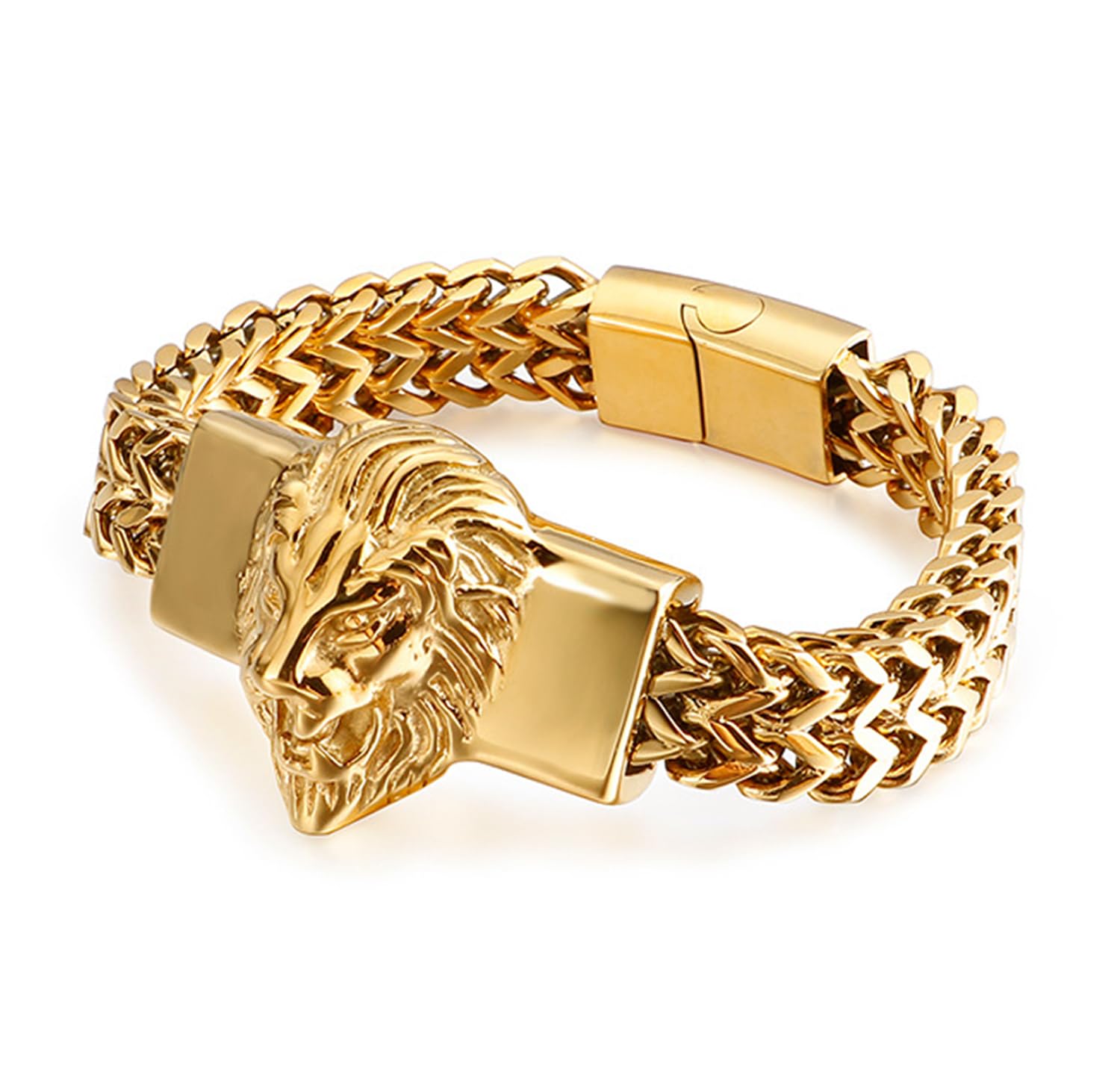 peora Stainless Steel Metal Bracelet Openable Design Stylish Jewellery Gift for Men & Boys-picture-3