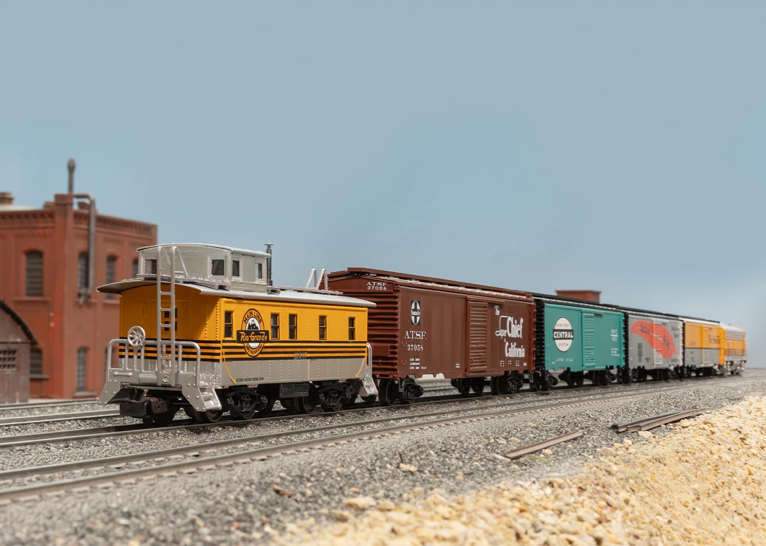 Märklin 45712 H0 kit 4 pz. US-Box-Car, MHI