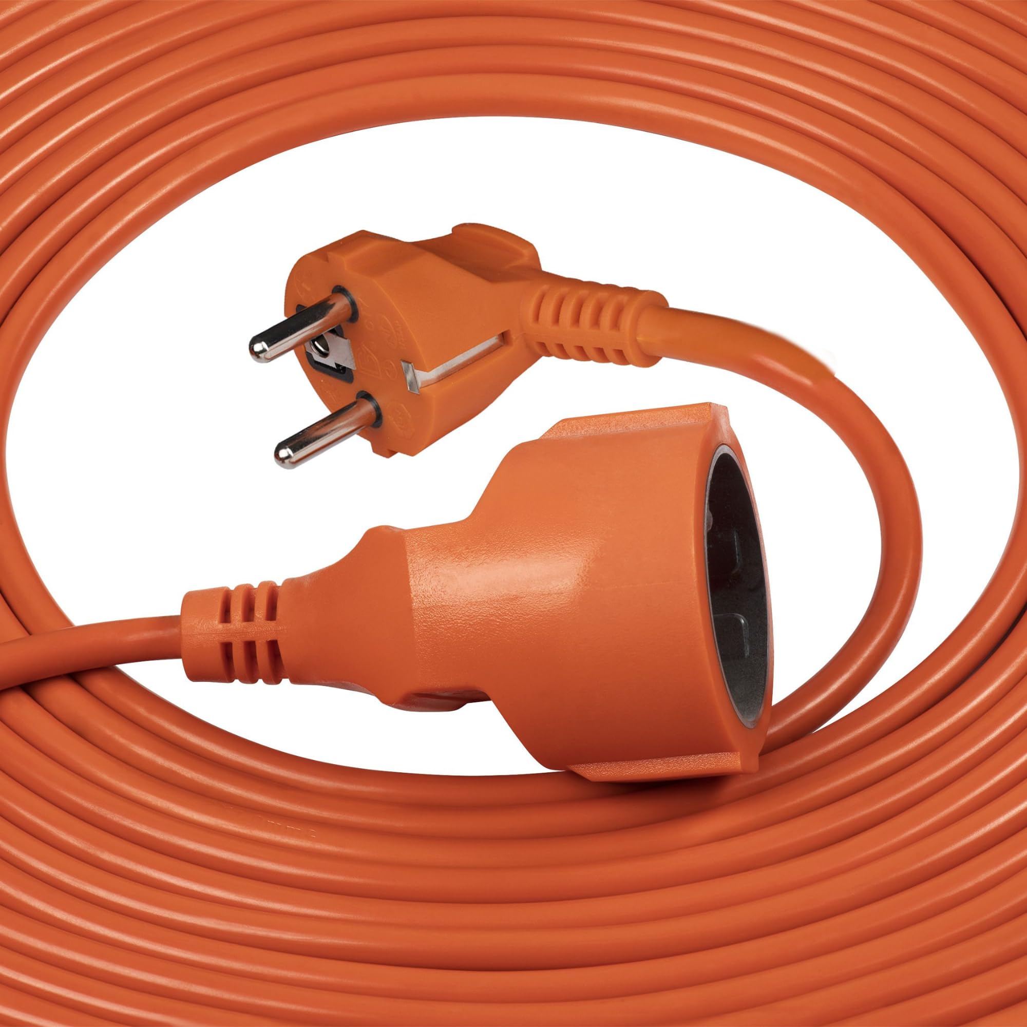 Cavo Prolunga Esterno 10m IP44 Bianco – Doppia Presa Schuko, Gomma Antigelo Da -20°C A 60°C