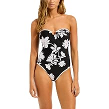 Seafolly Palermo Ring Front Bandeau One-Piece