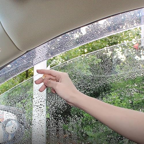 Miniatura 5 de MOCCAN Compatible with K-ia K3 Forte Cerato 2008-2022 Car Window Sun Rain Shade Visors Shield Shelter Protector Cover Fr-AME Exterior Accessories
