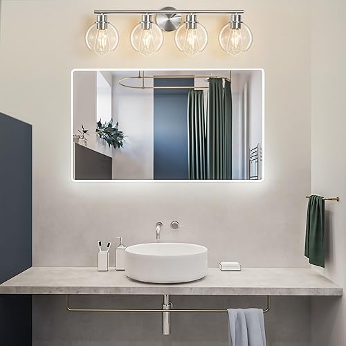 Miniatura 72 de Lámpara de tocador de baño de 3 luces negras y doradas con pantallas de vidrio, aplique de pared industrial Negro y Dorado,Dorado,Negro