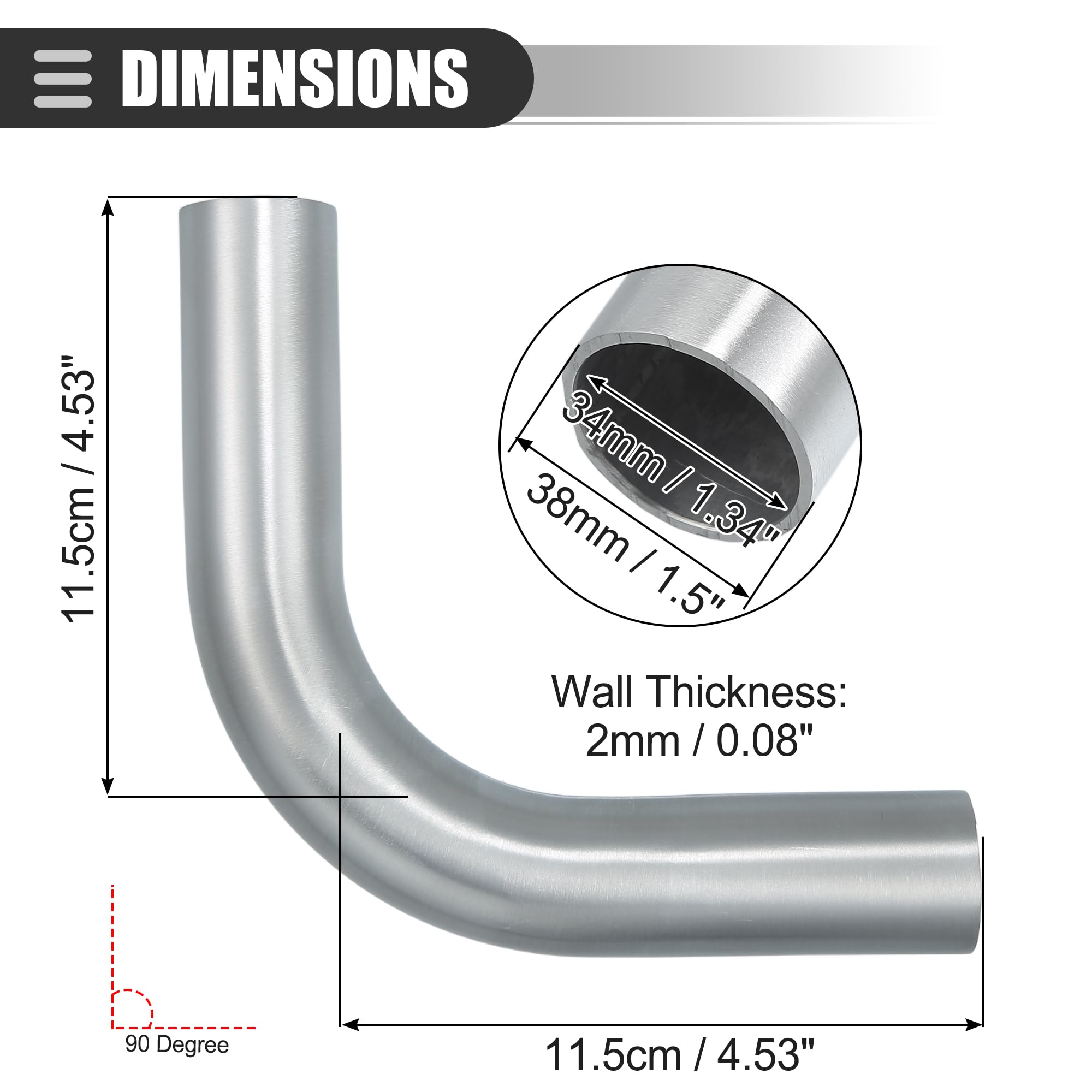 Bend Radiators Intercooler Piping CXRacing Universal 2.5