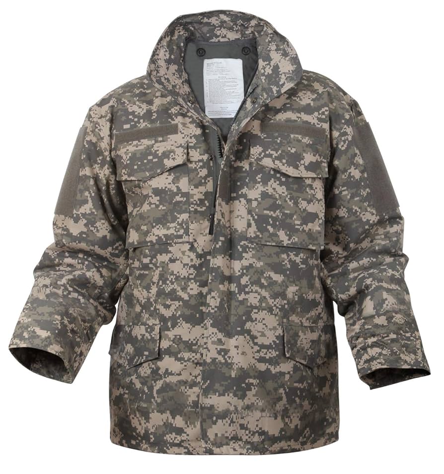 Rothco M-65 Field Jacket, ACU Digital Camo, X-Small : Amazon