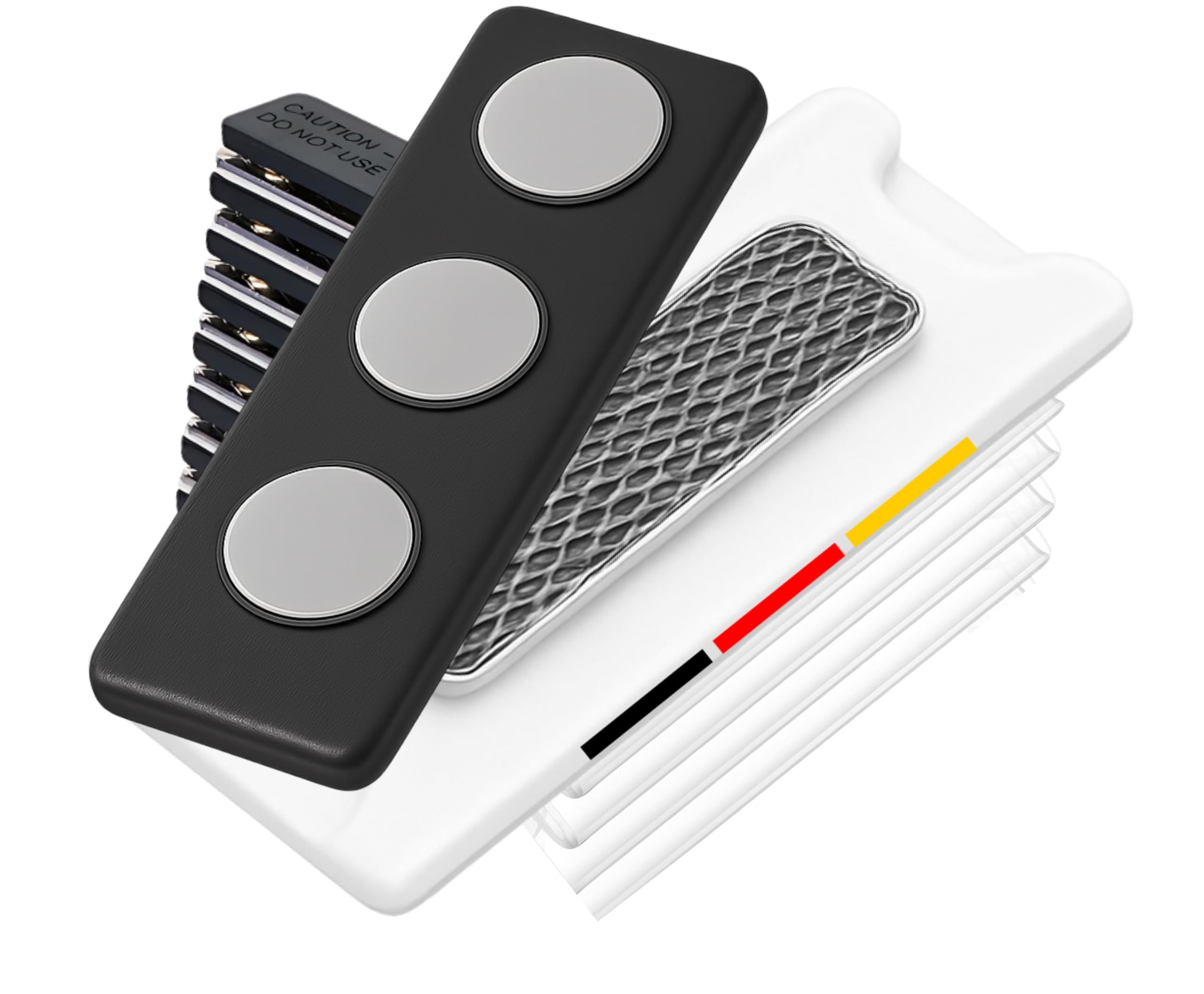 Liebert 20 Stück Magnetische Namensschilder 75x30mm – Wiederverwendbare Namensschilder mit starkem 3-Punkt Neodym Magnet – Transparente Acryl Badge Holder ohne Nadeln – Für Büro, Schule & Konferenzen