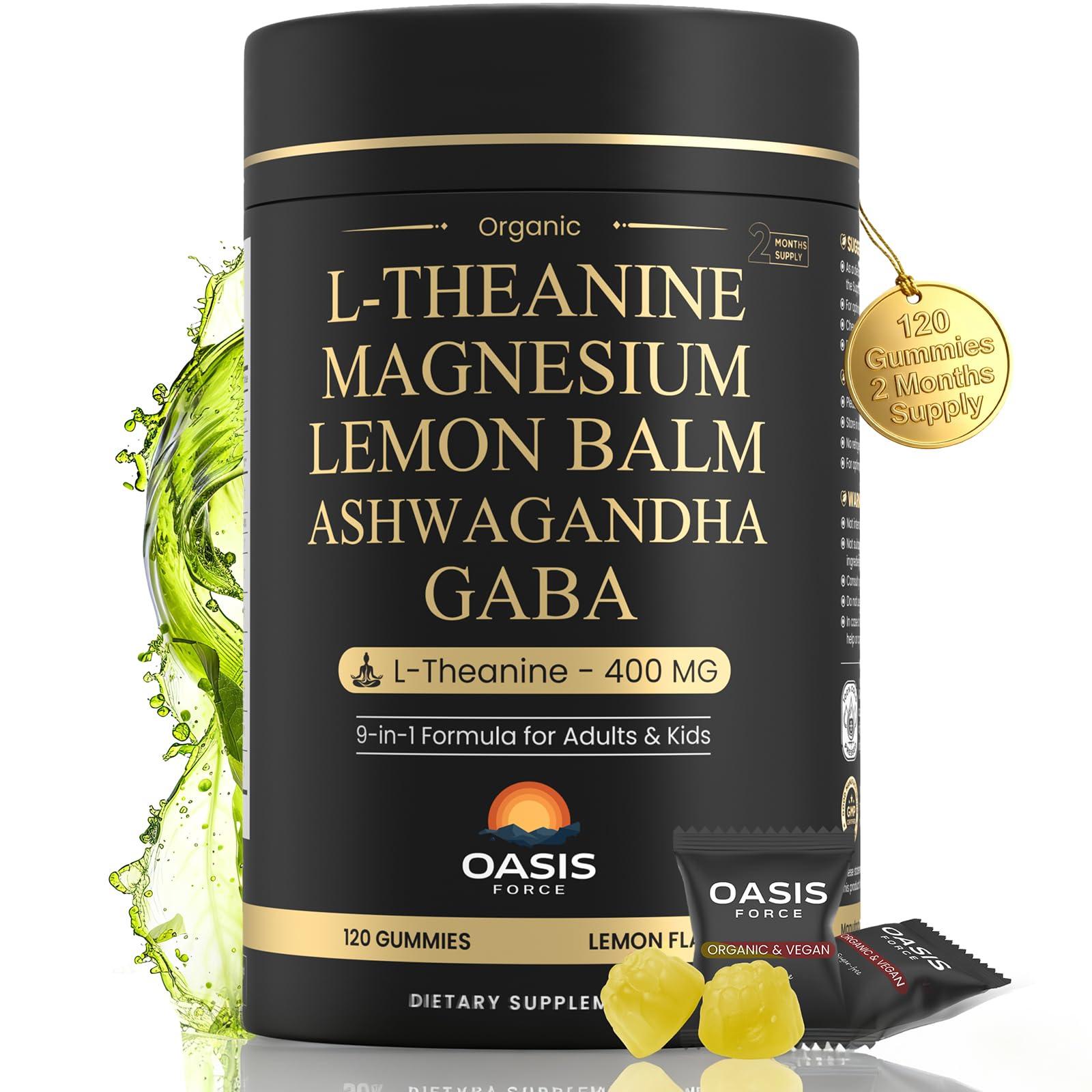 Amazon.com: L-Theanine 400mg Gummies, L Theanine Supplement for