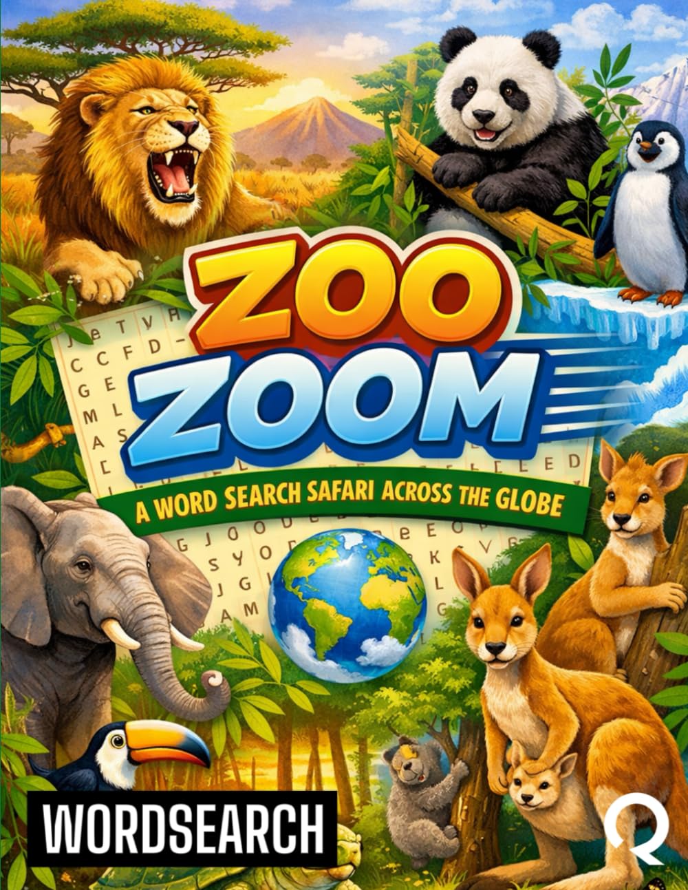 Zoo Zoom: A Word Search Safari Across the Globe