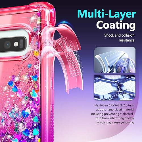 Miniatura 298 de NGB Supremacy Funda compatible con Samsung Galaxy S22 Plus (5G de 6.6 pulgadas) con protector de pantalla (cobertura máxima, TPU flexible), soporte