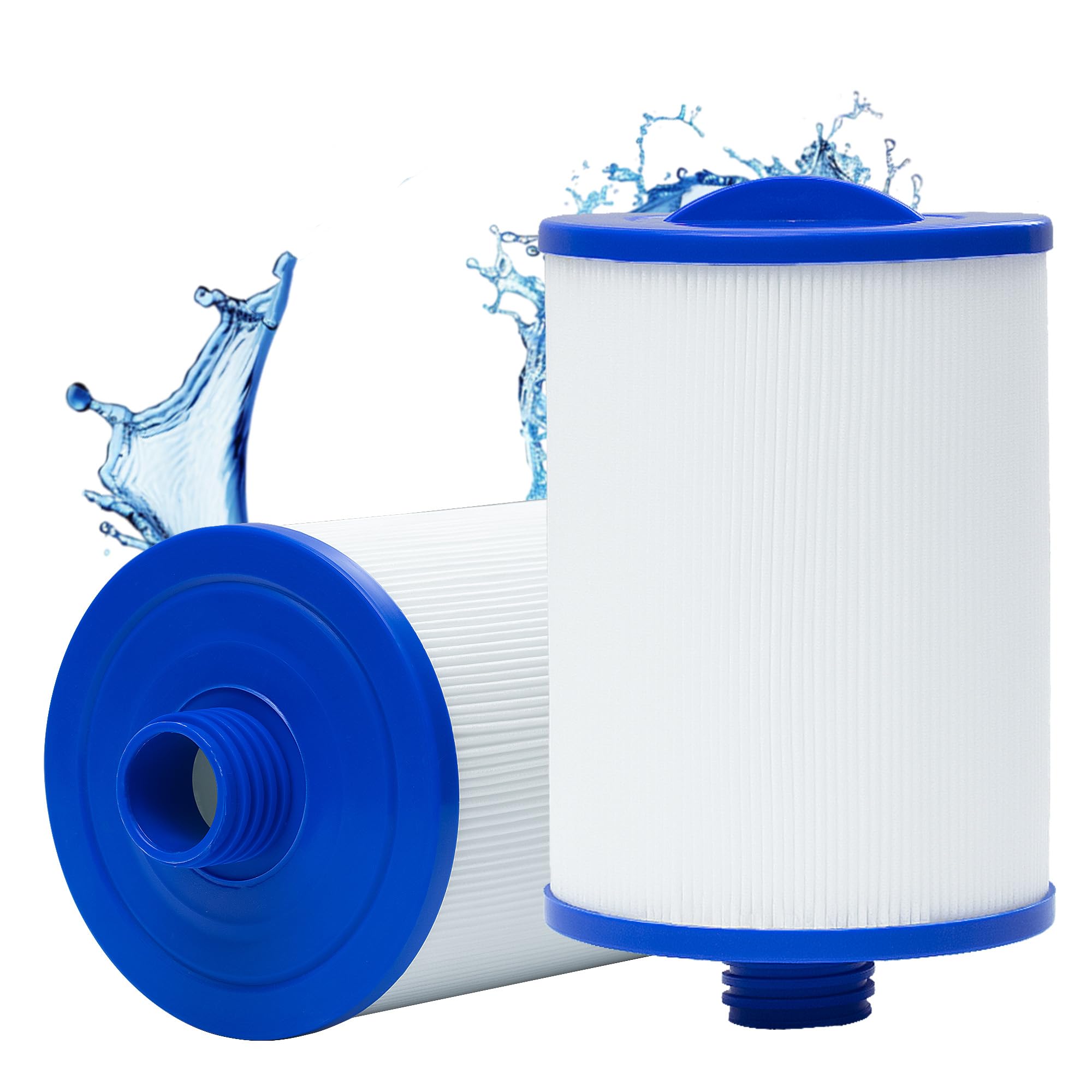 Lot de 2 filtres spa pour PWW50, cartouche filtrante de piscine de rechange pour PWW50P3, pour 6CH-940, FC-0359, 817-0050, 25252, 378902, 03FIL1400 (blanc)