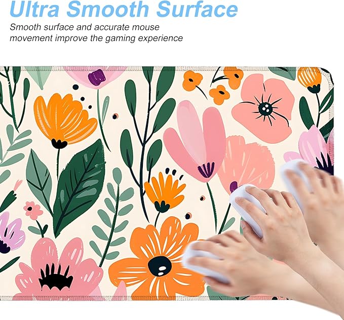 Alfombrilla XXL Floral 80x30 cm Antideslizante THISFIND miniatura 5