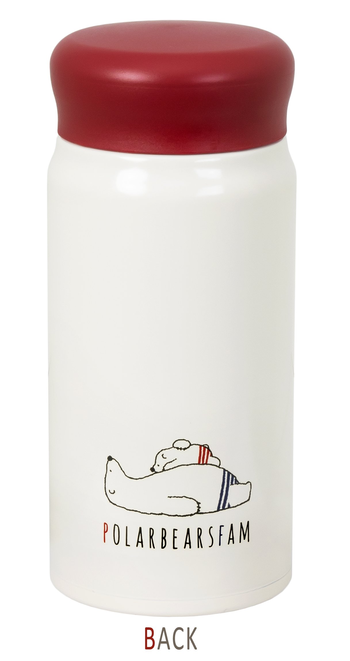 Amazon.co.jp: RW Reach Will 水筒 POLAR BEARS FAM (350ml / レッド 