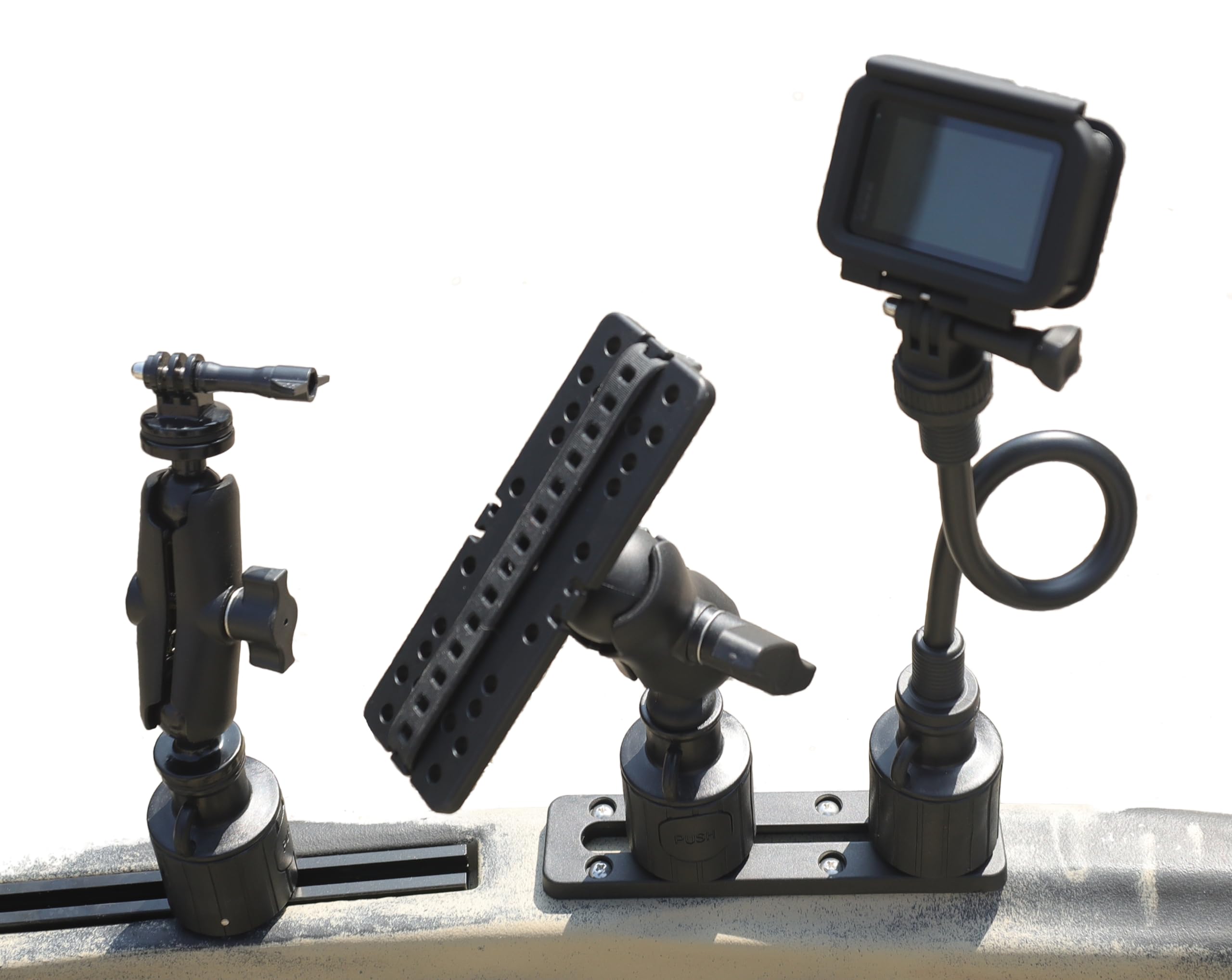 Support De Montage Pour Détecteur De Poisson – Rotation 360°, Fixation Horizontale Ou Verticale, En Nylon Et Inox, Pour Bateau, Canoë, Kayak, Sondeur GPS