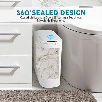 25L Sensor Kitchen Bin with Automatic Touchless Motion Sensor Lid