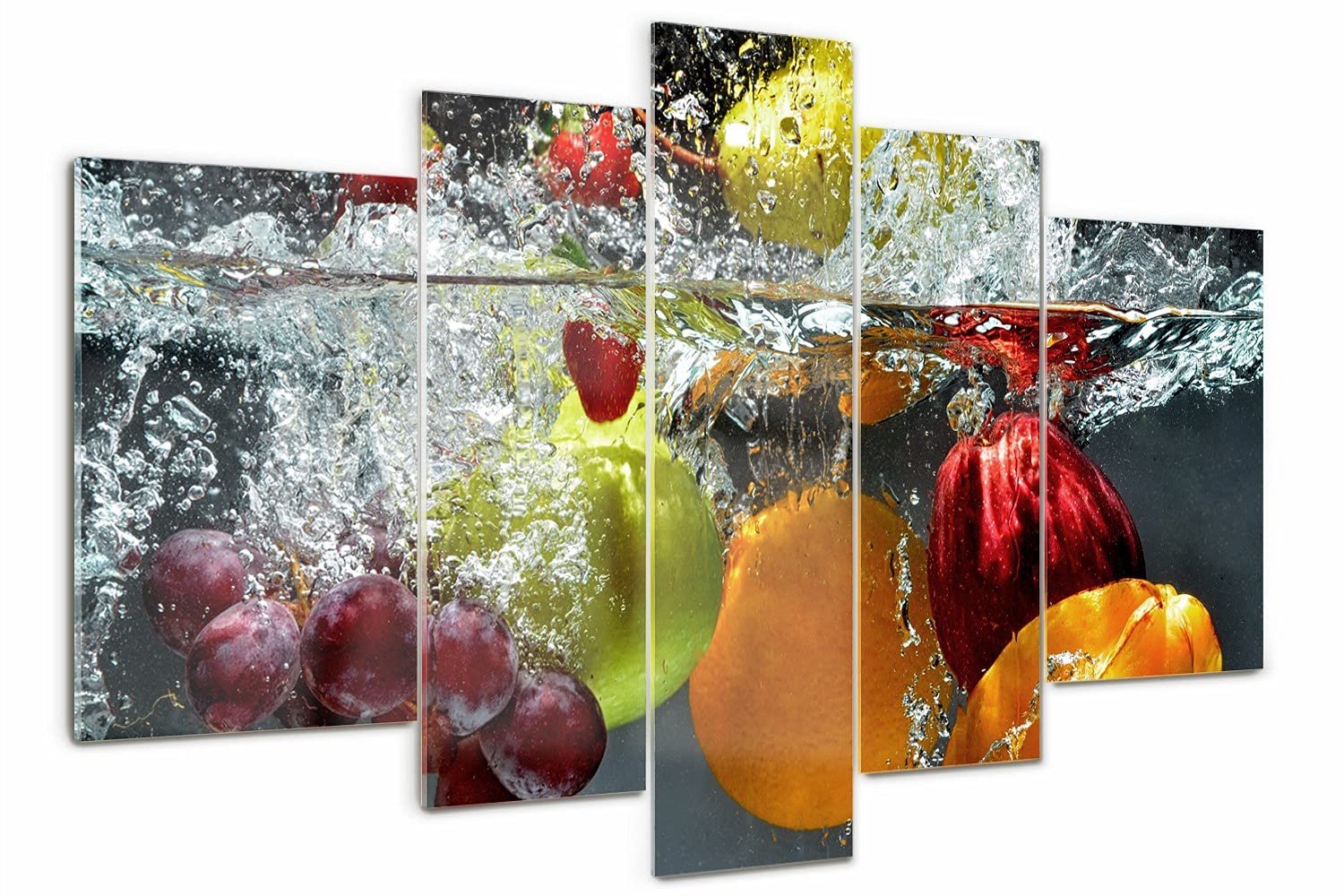Tableau Impression Sur Verre Acrylique – Nature Coquelicots 125x50 Cm, Décoration Moderne