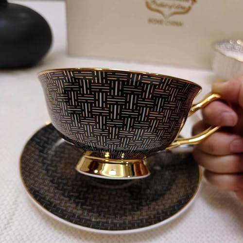 Miniatura 5 de Juego de té de café chino de porcelana china, juego de regalo de té floral retro, adecuado para Navidad, Día del Padre, cumpleaños, regalos de