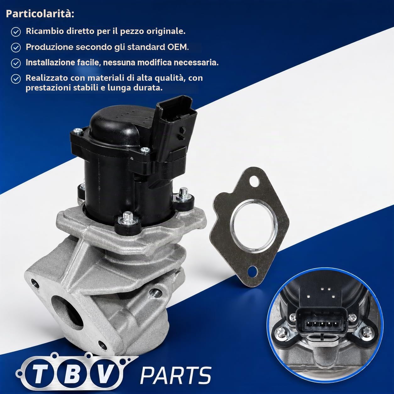 Valvola EGR 1.6 HDI/TDCI 1618.NR 9685640480 9660276280 96728800 9649358780 Valvola di ricircolo gas di scarico per Berlingo Partner C2 C3 C4 206 207780780 307. 5S6Q9D475AA