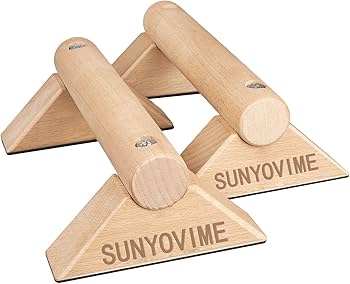 Amazon | プッシュアップバー 頑丈倒立バー 木製 2個セット 滑り止め Amazon | プッシュアップバー 頑丈倒立バー 木製 2個セット 滑り止め