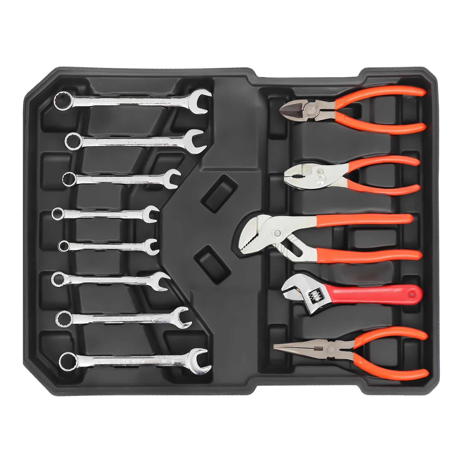 Cassetta degli attrezzi, 187 pezzi, set professionale di attrezzi Household HandTool Kit Misted Hand Tool Kit con chiave inglese, cacciavite, righelli, martelli e molto altro ancora