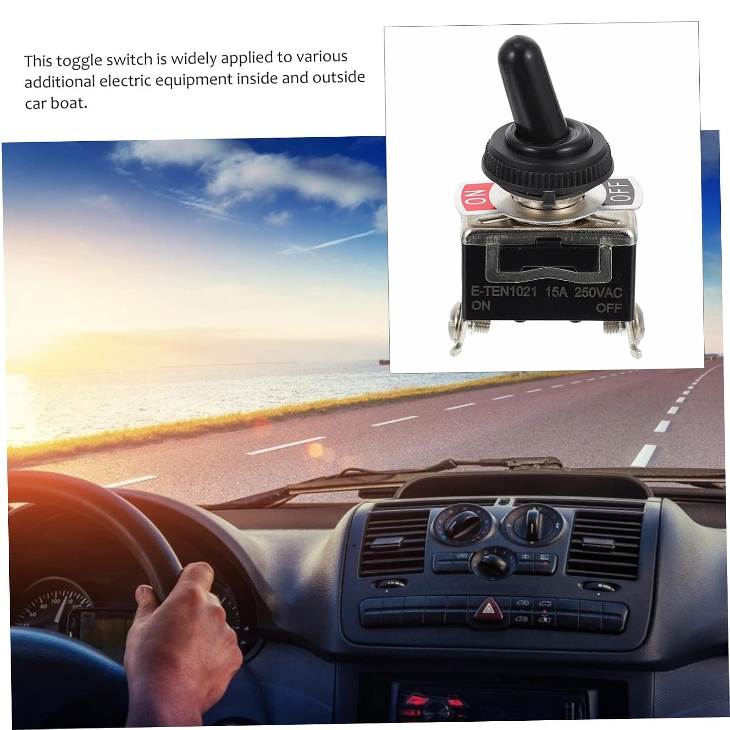 CANIGHT 5sets Heavy Duty Boat Toggle Switch Caps Car Off Covers Simple Install for Yacht Ship Use