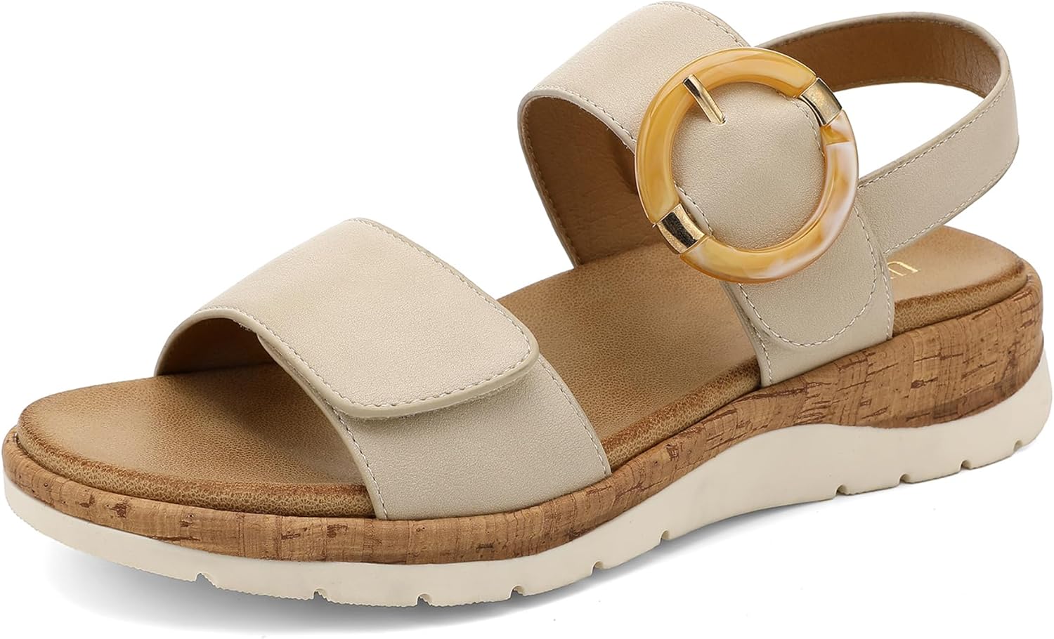 UBFEN Womens Flat Sandals - Arch Support