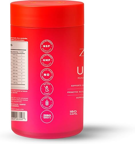 Miniatura 11 de UriZen Suplemento de apoyo renal, salud del tracto urinario para mujeres, disolvente de cálculos renales y rompepiedras, suplementos para el control