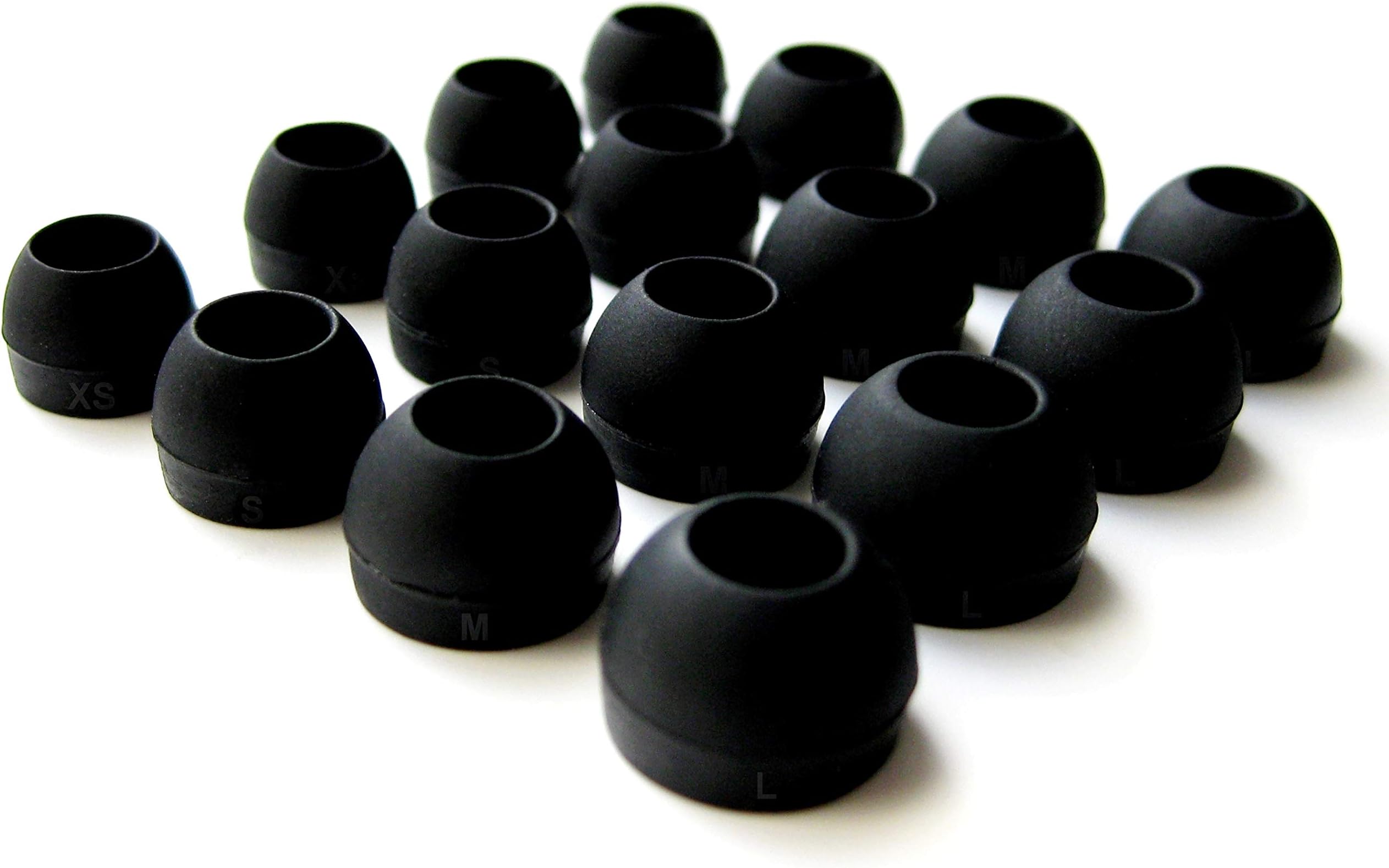 16pcs (B-4sz) Replacement Earbuds Eartips Adapters Compatible with Betron B25 in Ear Earphones
